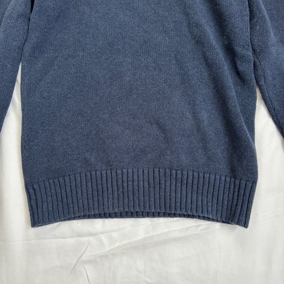 Distillery Apparel Navy Blue Mens Size Medium Sweater Knit Pull Over - Picture 4 of 15